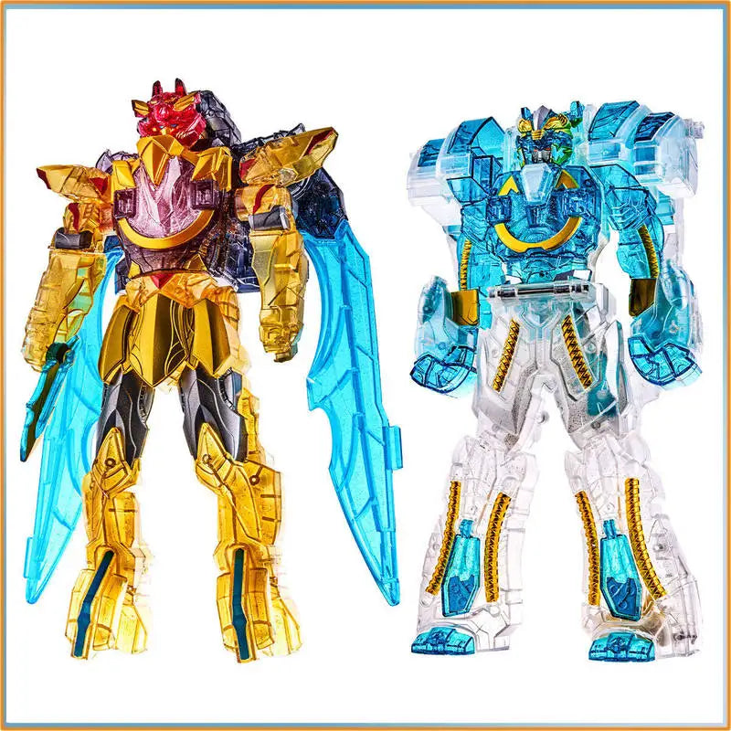 Bandai No.1 Sentai Gozyuger Dx Shouken Sword & Tokasod Polar Bear Gauntlet Clear Color Set, Cosplay Prop Toy Gift