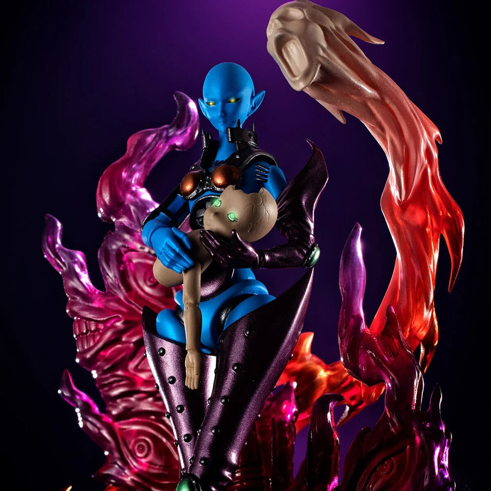 100% Original in Stock MegaHouse Monsters Chronicle Yu-Gi-Oh! Duel Monsters Dark Necrofear Dark Necrofear Anime Figure