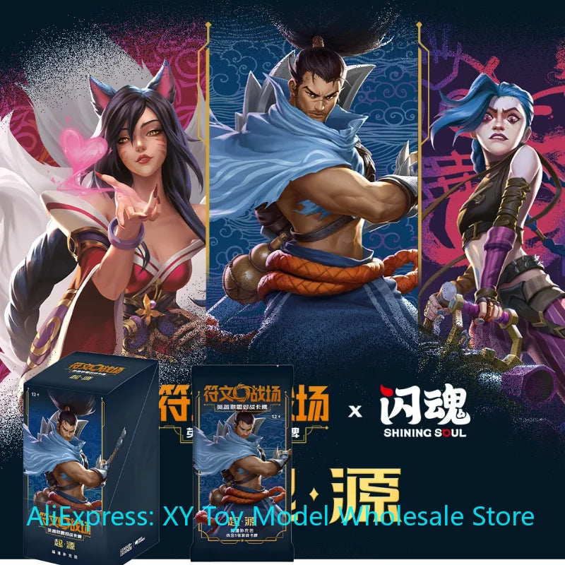 Genuine Riftbound Card Hero of Origins Supplement Pack LOL League of Legends Trading Battle Collectible Cards Game Toys Gifts