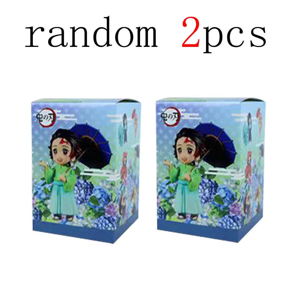In Stock Original Anime Plum Rain Series AB Blind Box Figure Model Desktop Ornament Trendy Toys Collectible Gift