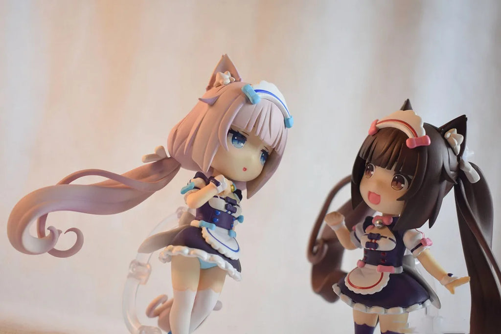 100 % Original, sofort lieferbar: PLUM Mini-Figur 100 Nekopara Chocola Vanilla Anime-Figur, Actionfigur-Sammelfigur, Modellspielzeug