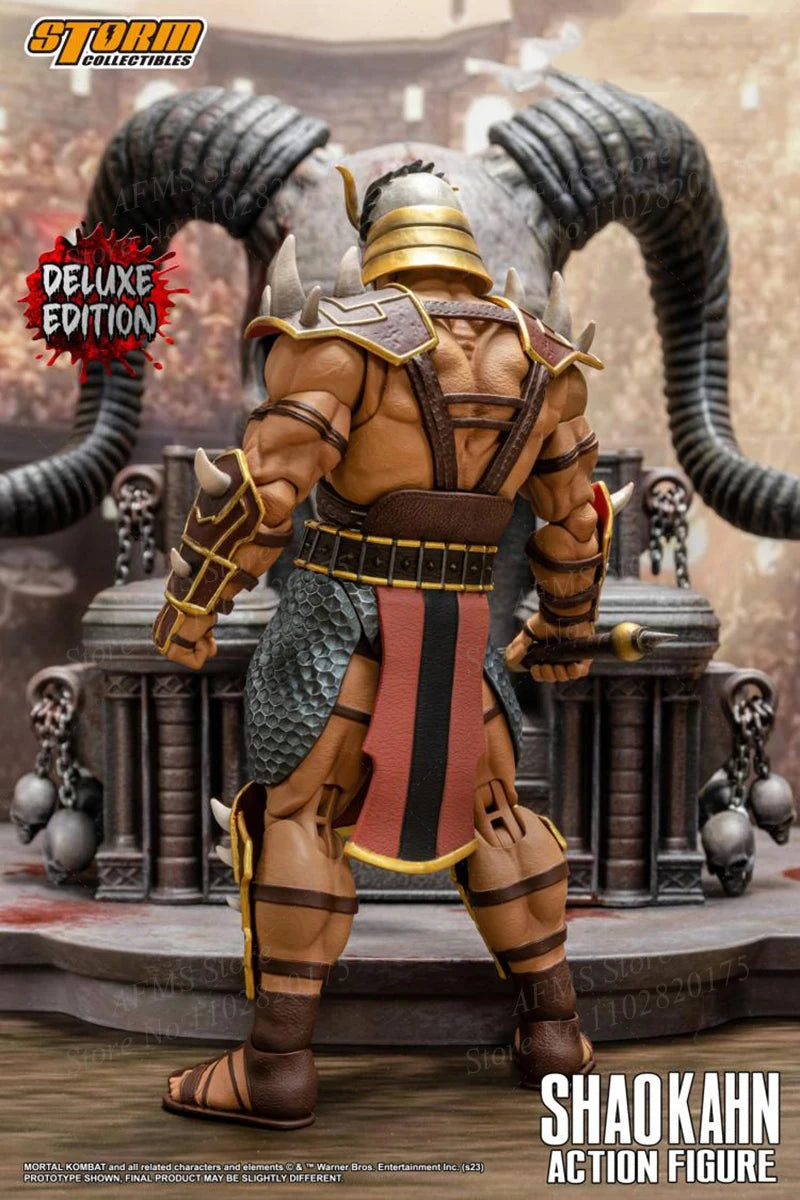 Storm Toys 1/12 Scale Scale Collectible Figure Shao Kahn Fighting Games Final Boss Full Set 6Inch Men Soldier Action Figure Body