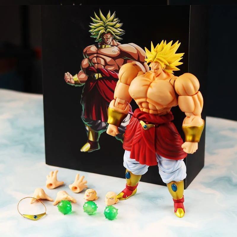 AAS Demoniacal Fit Dragon Ball Anime Figur Saiyajin Broly Actionfigur PVC Statue Sammlermodell Schreibtischdekoration Spielzeug Geschenk