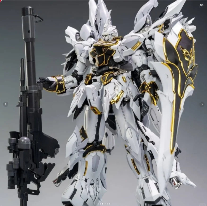 NEW Comet Technology 1/100 MSN-06S The White Comet Sinanju Assembling Model Kits Action Figurine Collection Plastic Toys Gifts