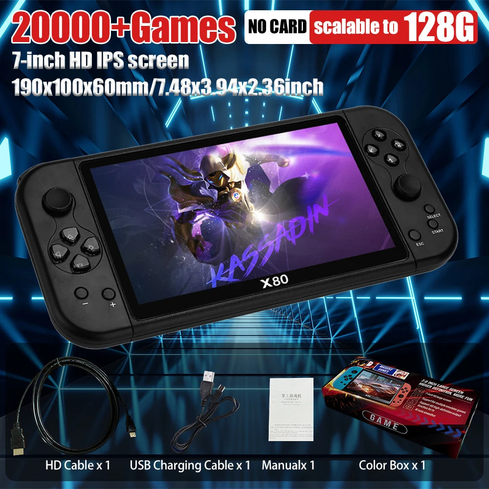 Gaming Portable Handheld Retro Video Game Console Player Portatil Mini Arcade Videogames for Hand Held Family Pocket Retrogaming