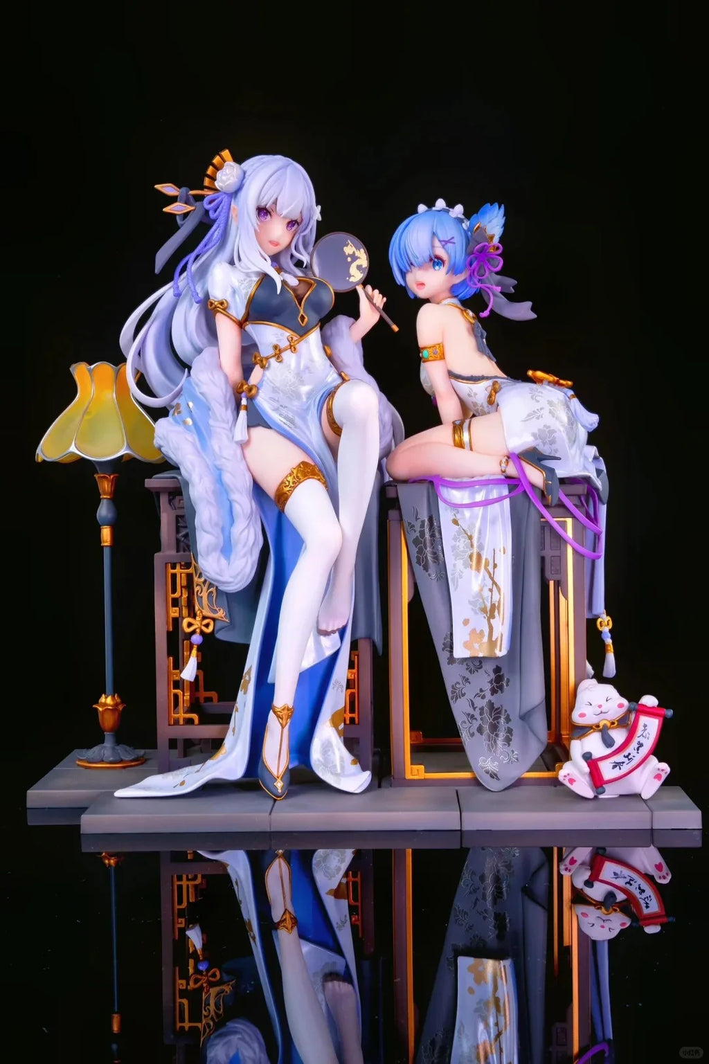 23cm Re:Life In A Different World From Zero Emilia Anime Figures Emilia Rem Action Figures Pvc Model Ornamen Toys Doll Gifts