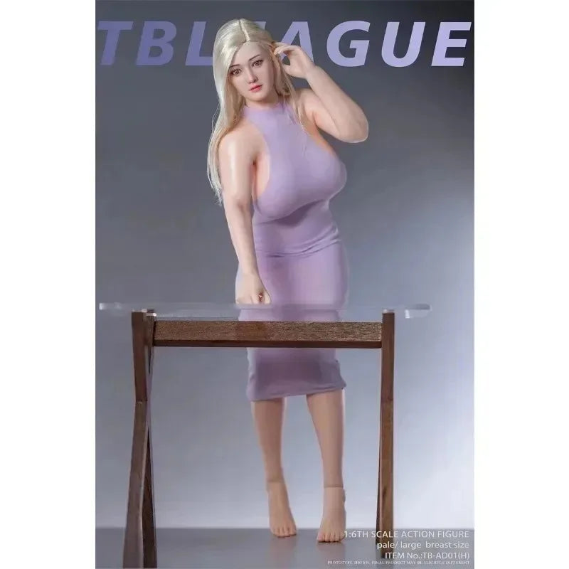 Presale 1/6 Scale TB-AD01/02 Plump Female Hobbies Big Breasts Seamless Super Flexible Body Model for 12'' Action Figure Dolls