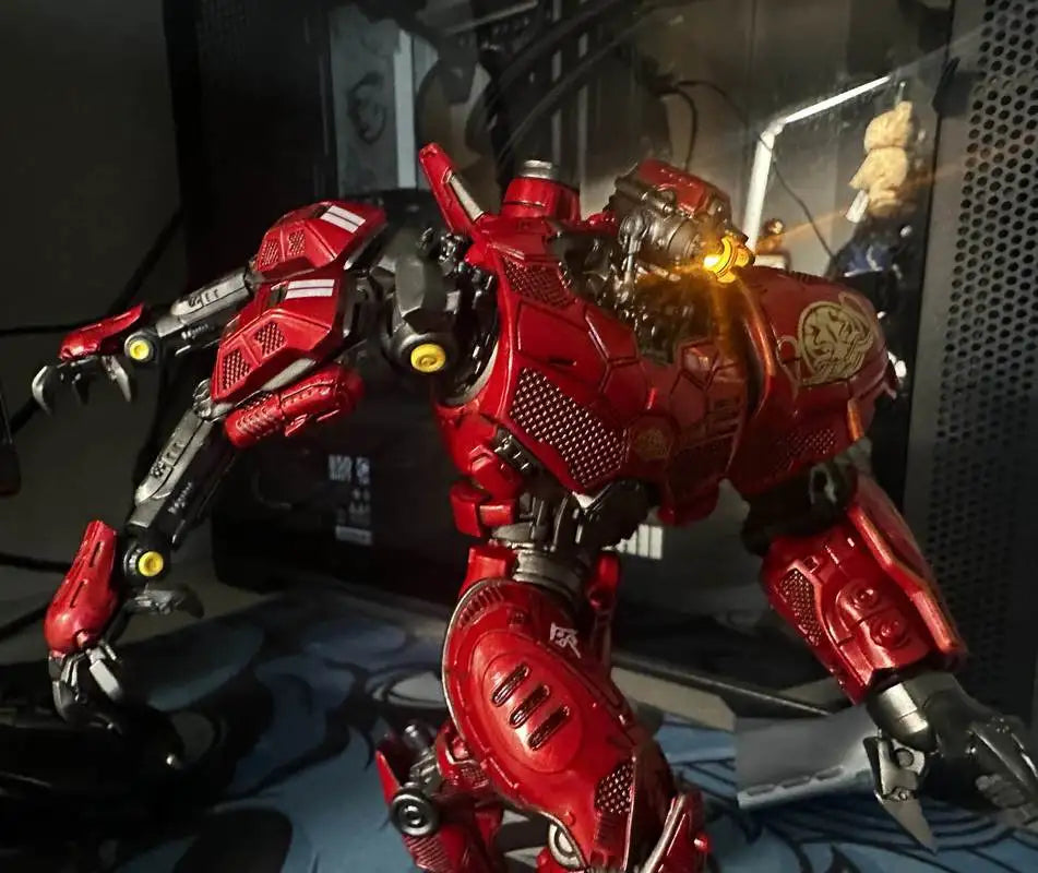 Gipsy Danger Pacific Rim  Mecha Genuine Movable Action Figures Crimson Typhoon Model Toys Gipsy Avenger Boy Birthday Xmas Gift