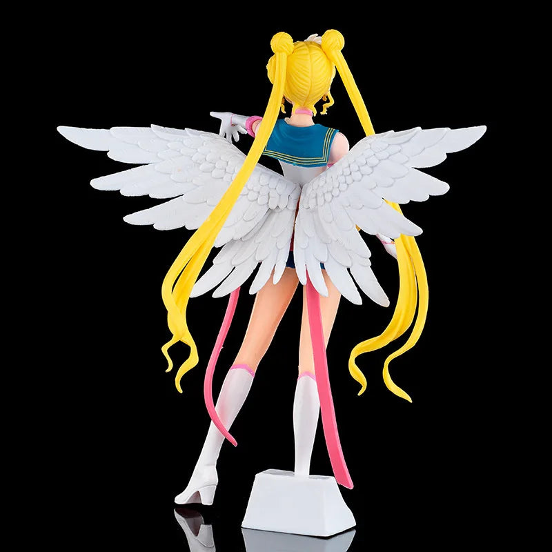 23 см Аниме Sailor Moon Екшън фигурка кукла Принцеса Serenity Торта Орнаменти Колекция PVC Tsukino Usagi Фигура Модел Играчки Подаръци