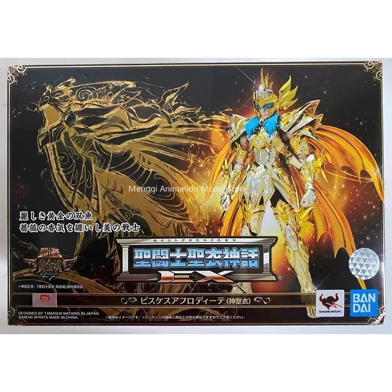 В наличност BANDAI Saint Cloth Myth EX Pisces Aphrodite Golden Soul Аниме Подвижна Колекционерска Фигурка Модел Играчка