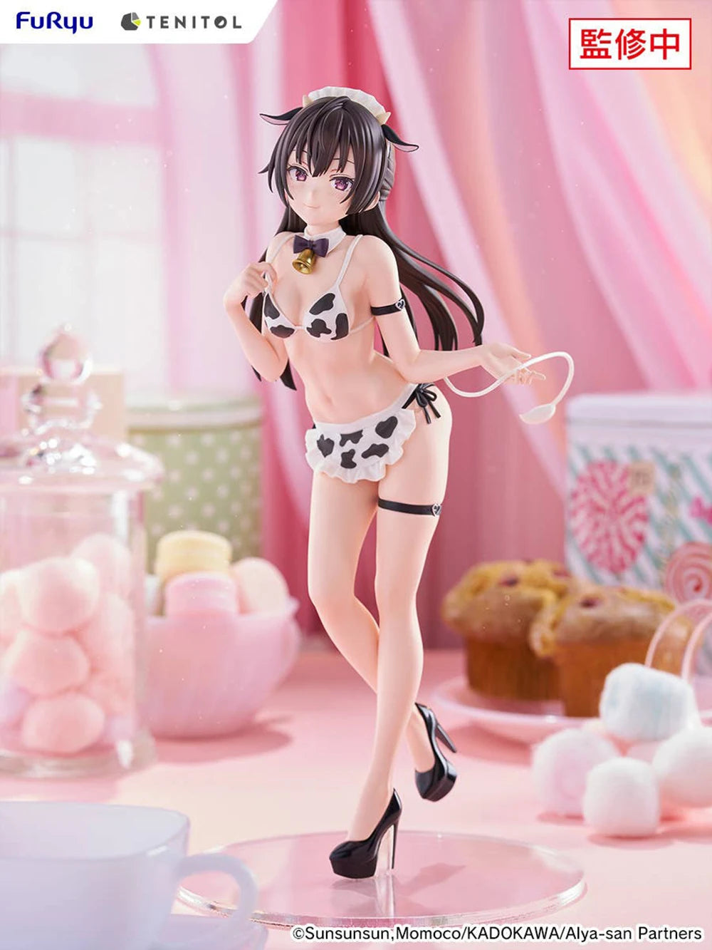 Pre-Order Original Furyu Tenitol Tall Alya Sometimes Hides Her Feelings In Russian Alya Yuki Suo Cow Costume Anime Kawaii Figure