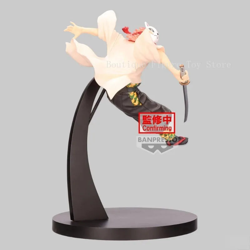 В наличност BANDAI Оригинална фигурка на Demon Slayer BANPRESTO VIBRATION STARS Sabito, модел, подарък, колекция