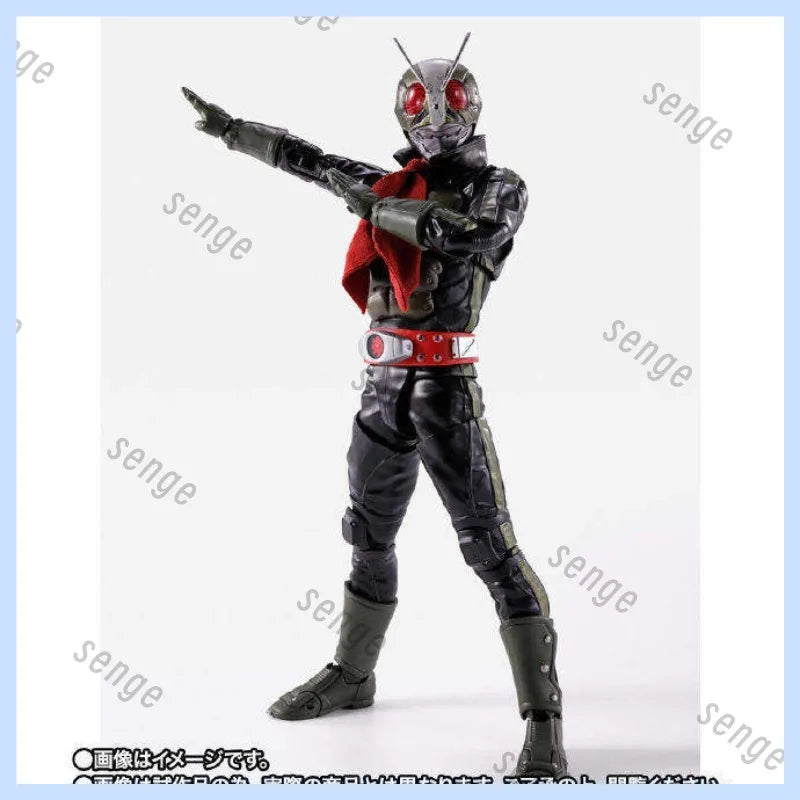 [Genuine stock] Bandai SHF real bone carving Kamen Rider THE NEXT No. 1 / No. 2 Dark style movable figure collection ornaments