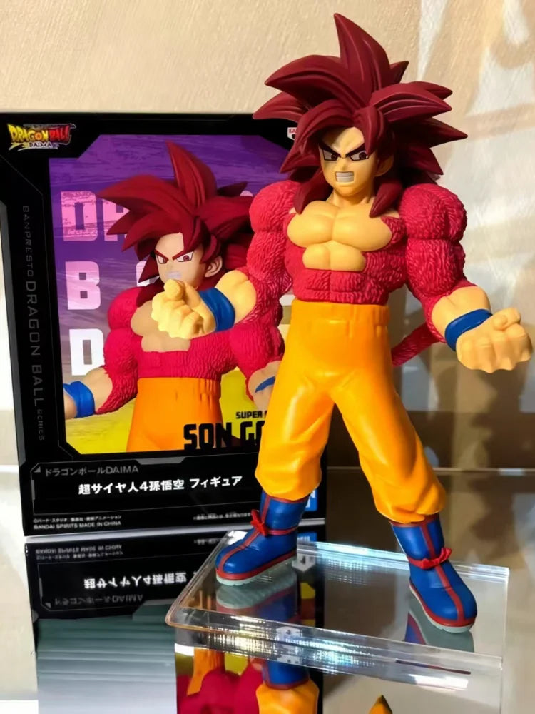Оригинален Bandai NAMCO BANPRESTO Dragon Ball DAIMA Son Goku SUPER SAIYAN 4 PVC аниме модел фигурка играчки колекция серия подарък