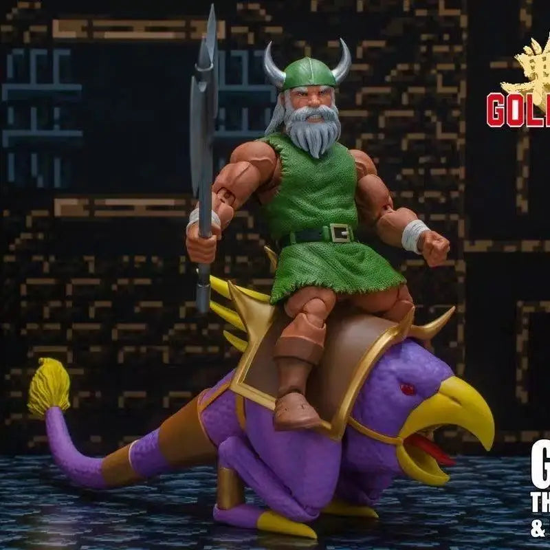 Storm Toys Collectibles 1/12 7inches Action Figure Golden Axe Gilius Thunderhead & Chickenleg Anime Model for Gift