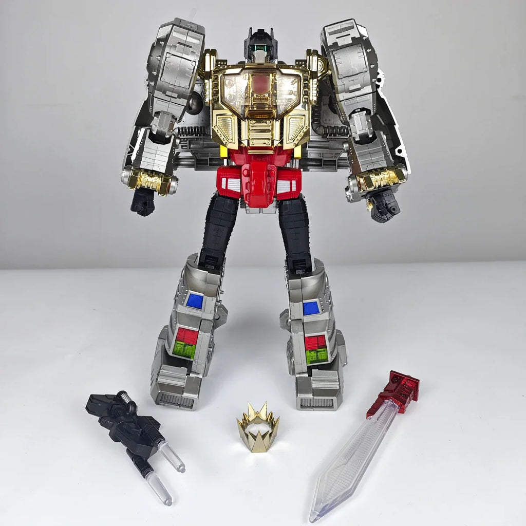 【In Stock】Transformed Toys MP-08 Enlarged Version Metallic KO Version Steel Cable Moving Humanoid Toy 29cm Gift