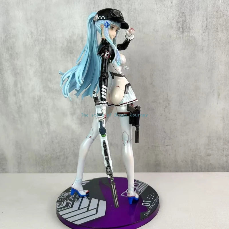 Available in stock: Girls' Frontline HK416 Mecha GW Factory Figure Desktop Ornament Fully Painted Anime Model Ornament