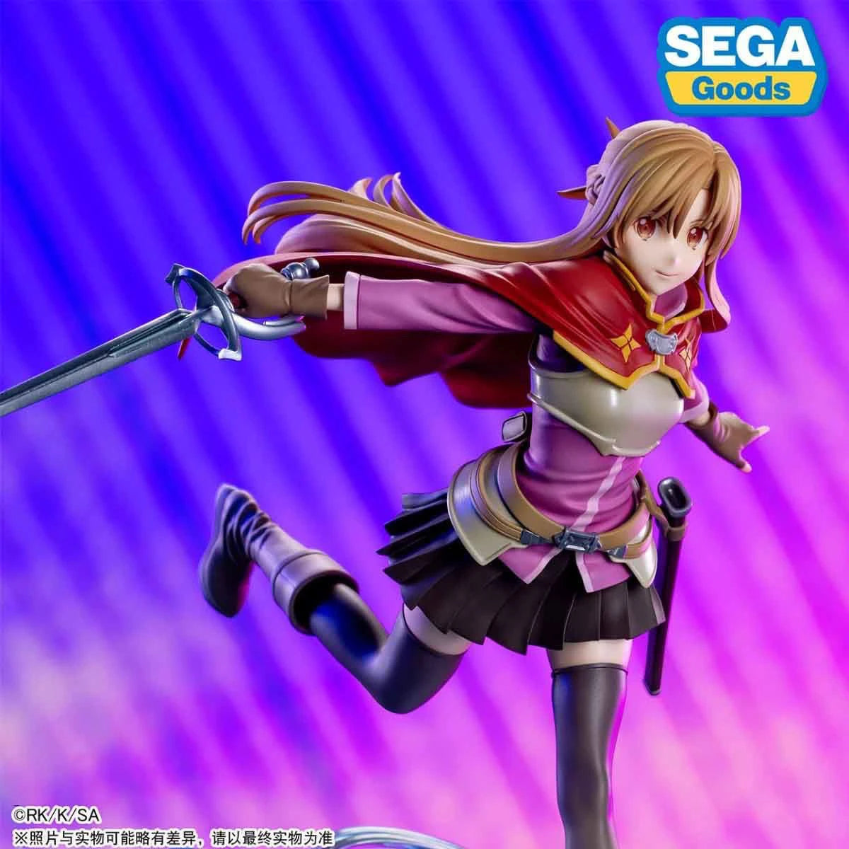 SEGA JP Authentic FZ Sword Art Online Asuna Yuuki Tsumiki Prize Figure, Authentic Laser Label/In-Stock Fast Ship, ABS