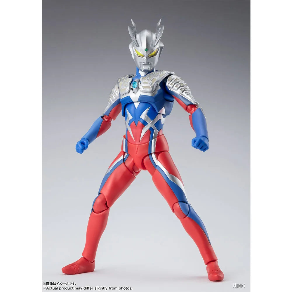 100% Authentic In Stock Bandai S.H.Figuarts Ultraman Zett Ultraman Zero with Cape Anime Action Figure Collection Model Toy