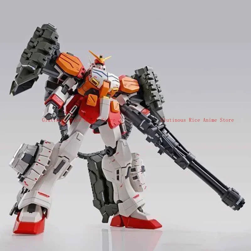In stock Bandai Gundam MG XXXG-01H HEAVYARMS EW 1/100 Prototype Kit Action Anime Assembly Decorative Art Model