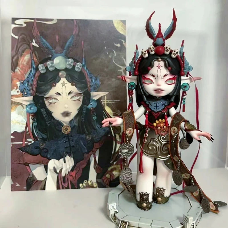 NEW Dominator Svia Fallen Angle Action Figure Black and White Queen Doll Vintage Elf Beauty Baby Designers Toy Art Collection