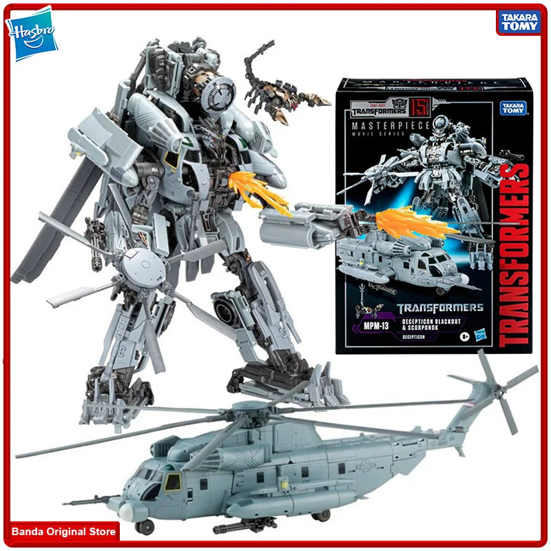 100% In Stock Original Hasbro Takara Tomy Masterpiece MPM13 MPM-13 Blackout Scolponock Action Figures Toys