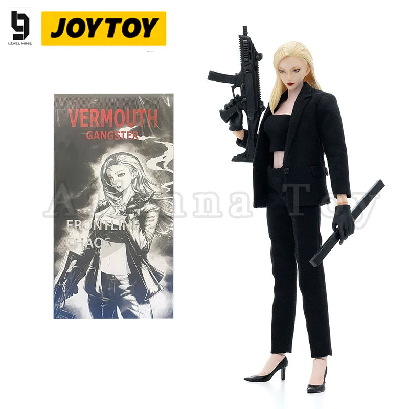 JOYTOY Level Nine 1/12 Action Figure Frontline Chaos Vermouth Bourbon Anime Military Model