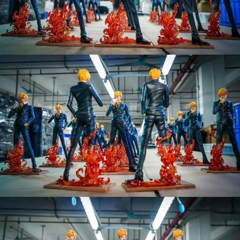 JT Sanji One Piece Gk Statue Diable Jambe Anime Pvc Figure Collectible Model Desktop Decoration Adult Collection Enthusiast Gift