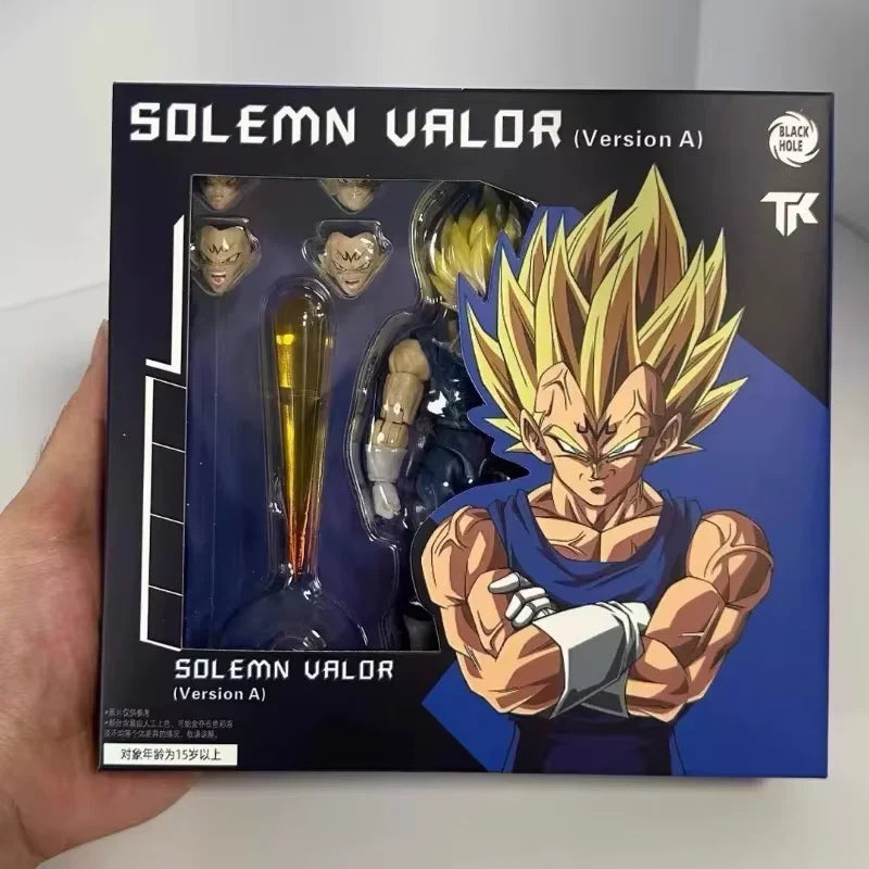 IN Stock Black Hole Toys & TK Dragon Ball SHF Super Saiyan SSJ Majin Vegeta Full Power Anime Action Figures Models Gifts Kid Toy