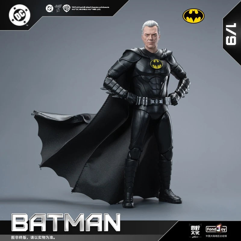 FondJoy Keaton Batman Action Figures DC Justice League Anime Figure Articular Mobility 1/9 Model Decor Figure Toys Boy Gift New