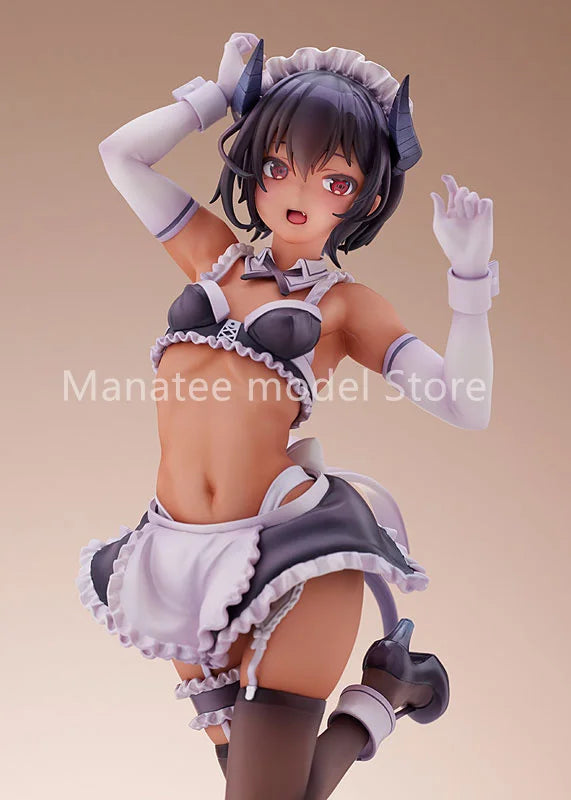 AmiAmi x AMAKUNI Original Dai Kasshoku Jidai Saki 1/6 PVC Action Figure Anime Model Toys Collection Doll Gift