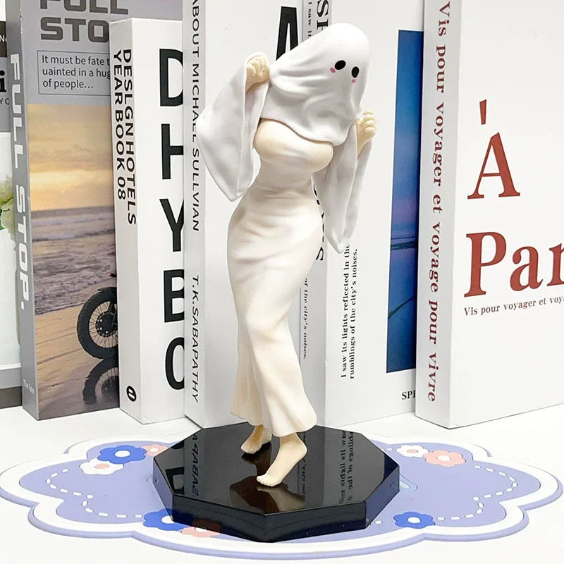 21cm Chiyu Sexy Anime Figure Ghost Girl Mrs. Apricot Action Figure Sexy Anime Girl Figure Adult Collectible Model Doll Toys Gift