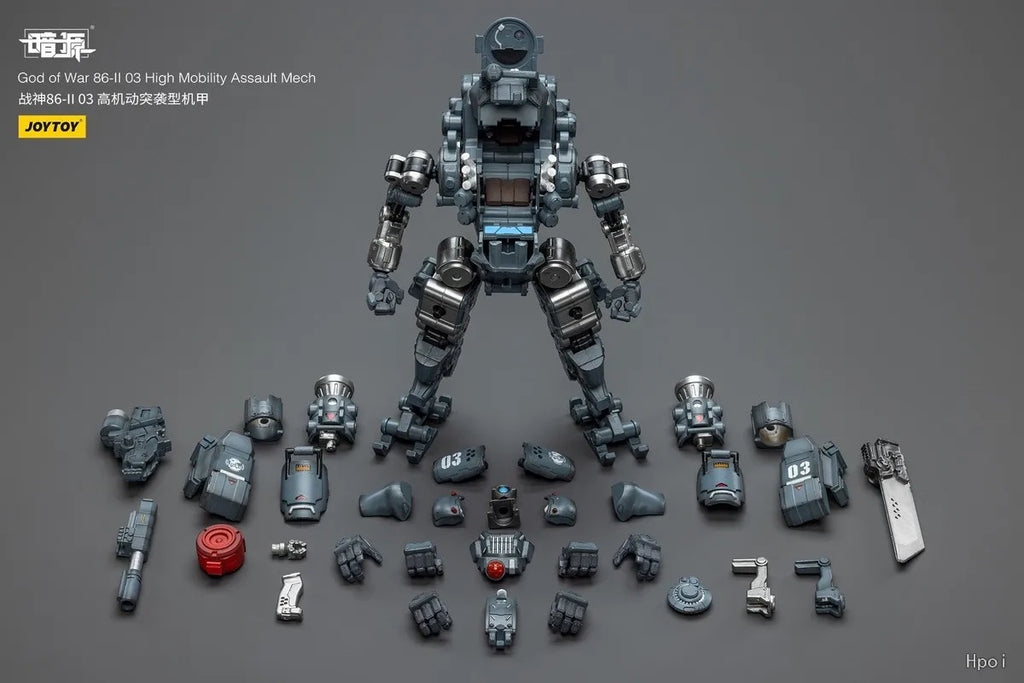【FS】JOYTOY   Scale 1/18 Action Figures  God of War 86-1l 03 High Mobility Assault Mech  Models Toys Gifts