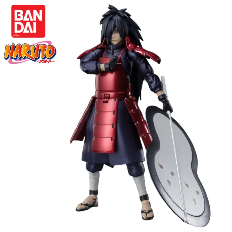 100% Genuine In Stock Original Bandai Naruto S H Figuarts Anime Merchandise Action Figure Uchiha Madara Figurine Ornaments Model