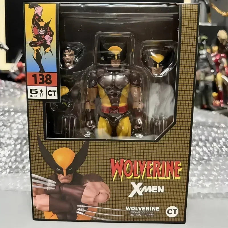 Ct Toys Wolverine Mafex 096 138 Manga Version Action Figure Logan Classic Battle Suit Marvel Mobile Hot Sale
