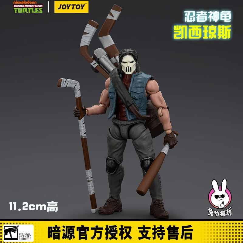 JOYTOY Ninja Turtles Soldier 18 Scale Action Figure Collectible Toy for Fans Shell Shocked Series in Stock
