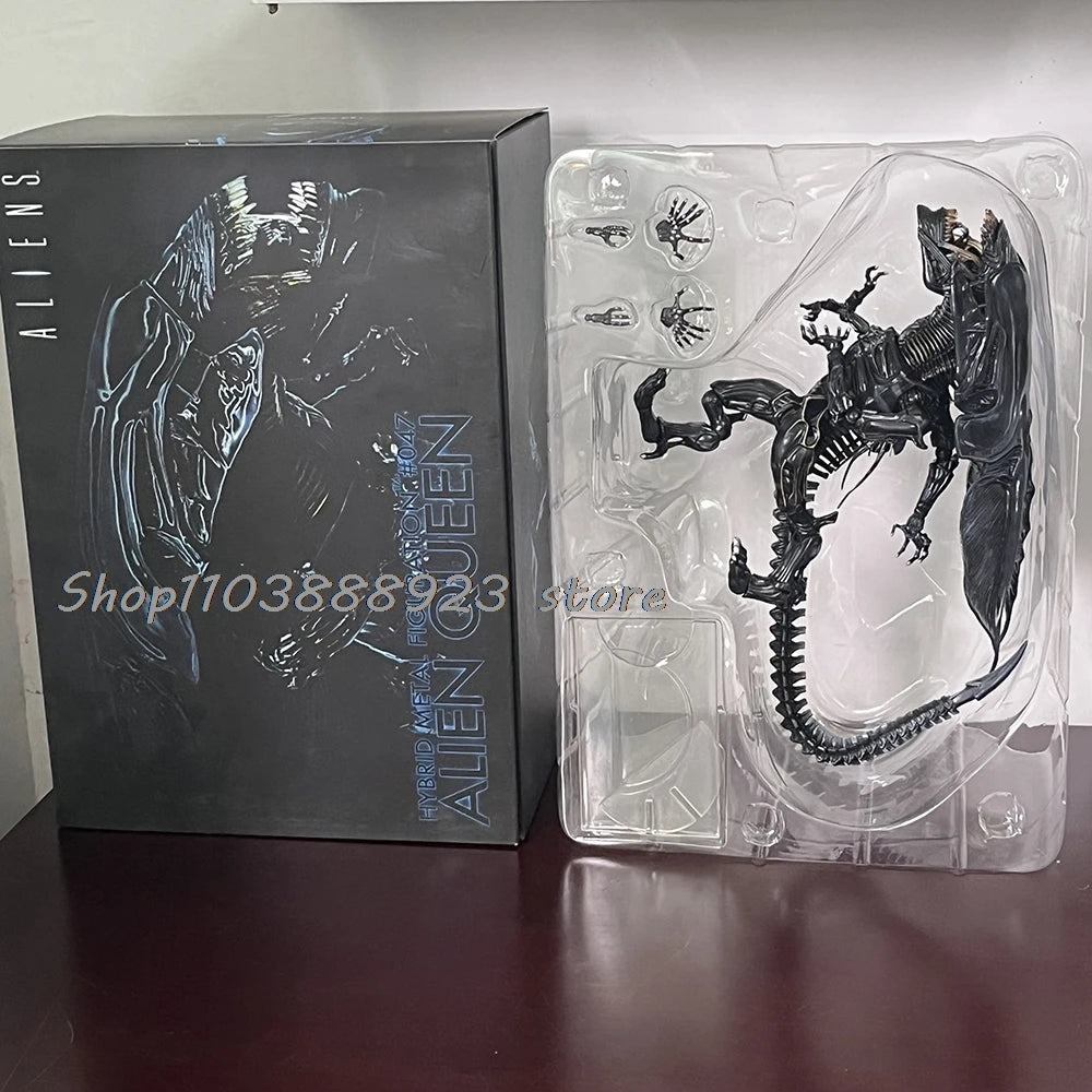 Научнофантастична фигурка на извънземна кралица Revoltech 016 Воин 018 Извънземна кралица Екшън фигурка Извънземно срещу Хищник Аниме Модел Играчки Кукла за рожден ден