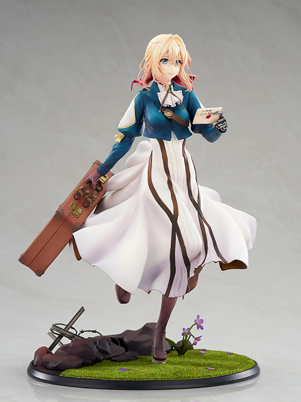 Original Genuine Apex Innovation Prepainted Violet Evergarden Violet Evergarden Auto Memory Doll Ver. 1/7 H=255mm Anime Figure