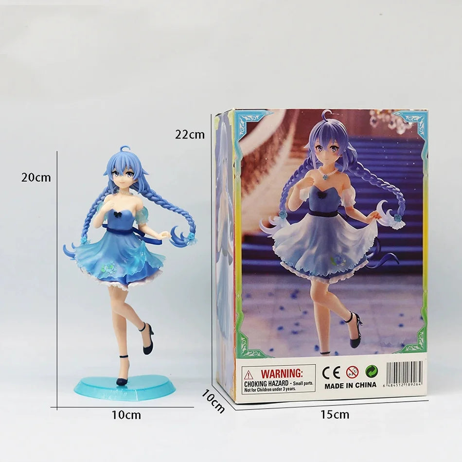 The 20cm/25cm Magician Roxy Migurdia flower Action Figure Mushoku Tensei：Jobless Reincarnation Anime Figure PVC