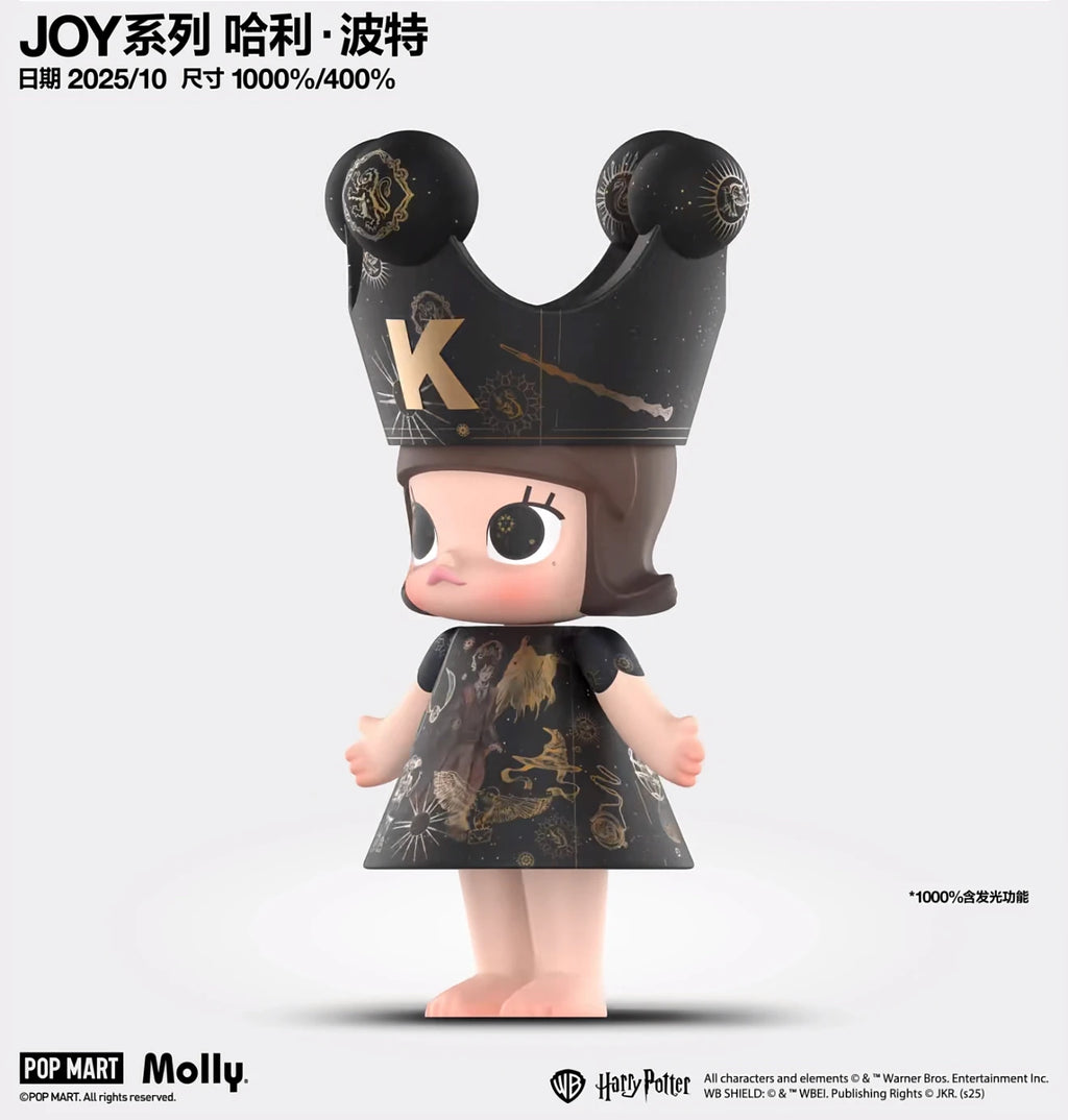 Popmart Mega Royal Molly 400% 1000% Princess Harry Potter Series Toys Doll Kawaii Anime Action Figure Dolls Kids Xmas Gift