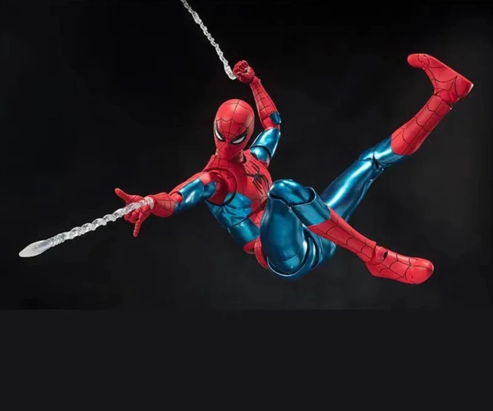 100% Original SH Figuarts SHF SPIDER MAN No Way Home New Red Blue Suit Tom Holland In Stock Anime Action Figures Model Toy Figua