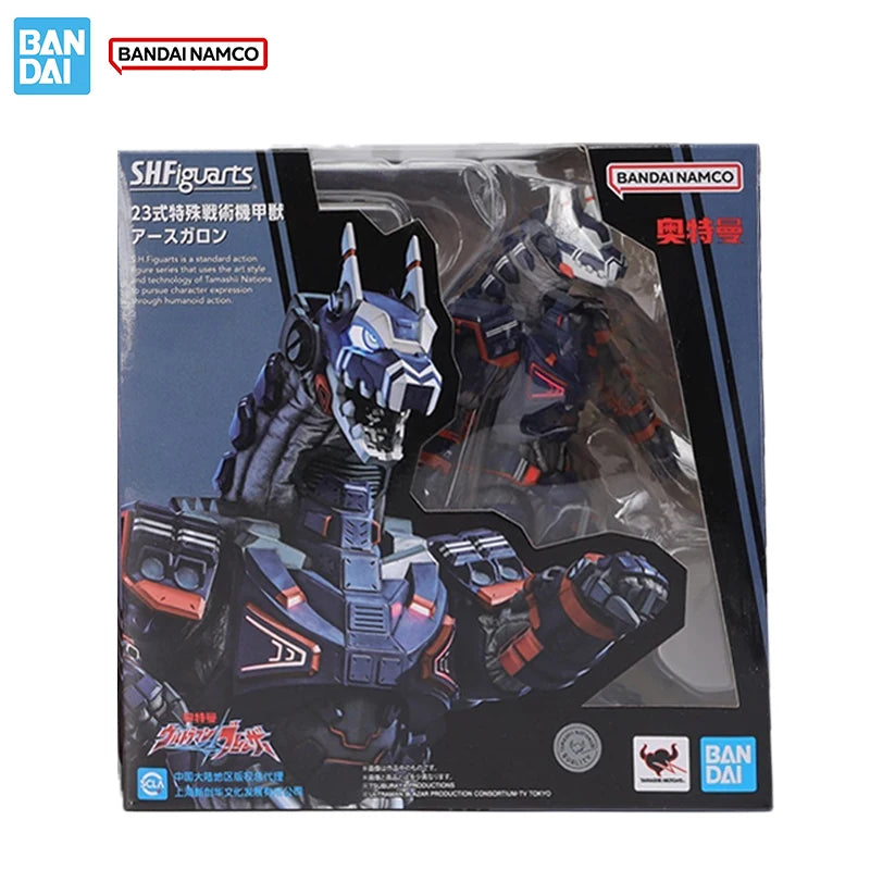 Bandai Original Genuine Figure Ultraman Blazar Model Kit SHF Type 23  Earth Garon Collection Action Figure Model Boys Toys Gifts