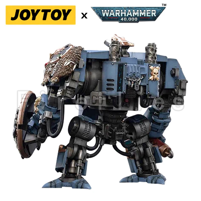 1/18 JOYTOY Action Figure Mecha 40K Space Wolves Venerable Dreadnought Brother Hvor Anime Model Toy
