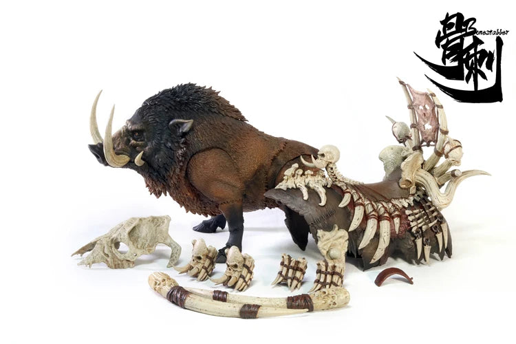 D20 Studio 1/12 Scale Collection Figure Boar Bone Spurs Ancient Animals Fit 6-7 Inch Action Figure Doll Mount Model Removable