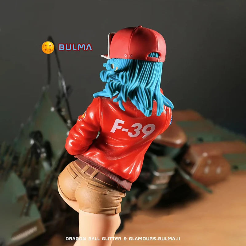 26 cm Anime-Figur Dragon Ball Z Bulma Actionfiguren PVC-Statue Modellsammlung Schreibtischdekor Puppe Geschenke Figur Puppe