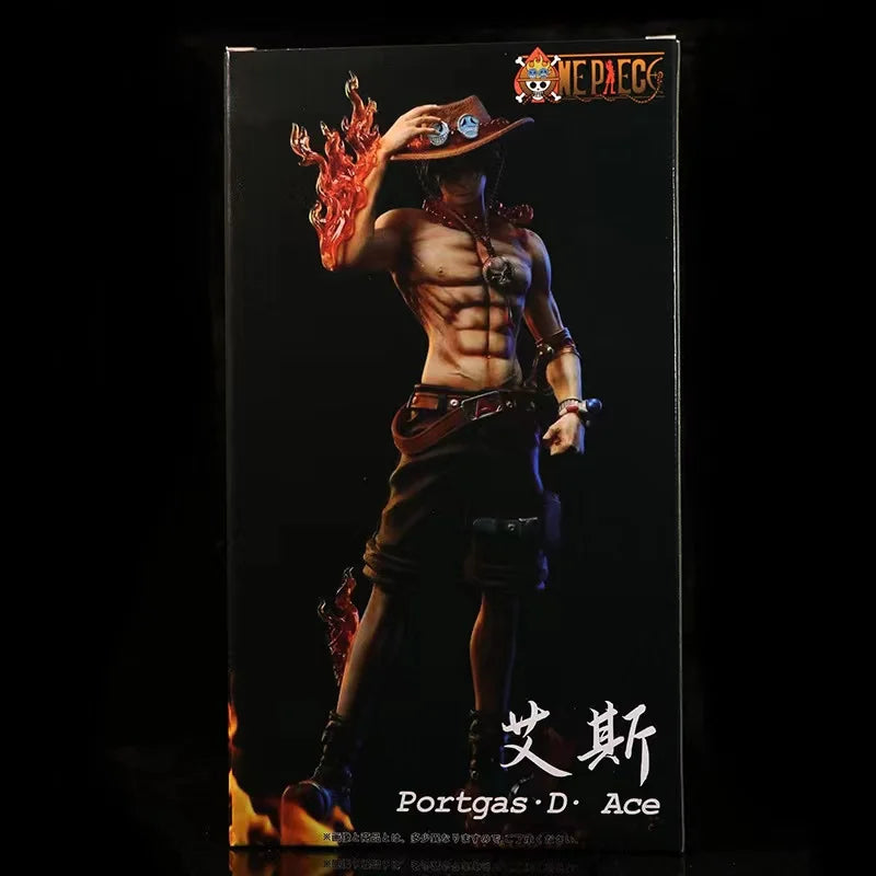 23cm Anime Ace Figure One Piece  Action Figurine PVC Collectible Statue Model Toys Gifts