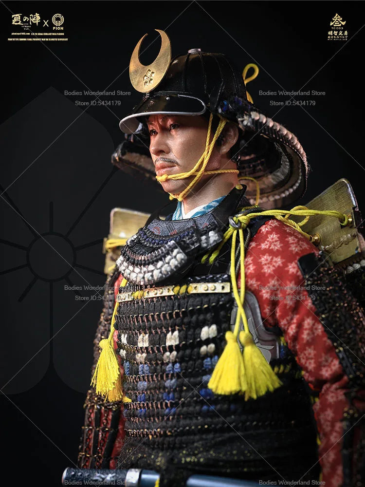 In Stock PION TC003 1/6 Scale Male Soldier Akechi Mitsuhide Japanese Warring States General 12inch Action Figure Doll Collection