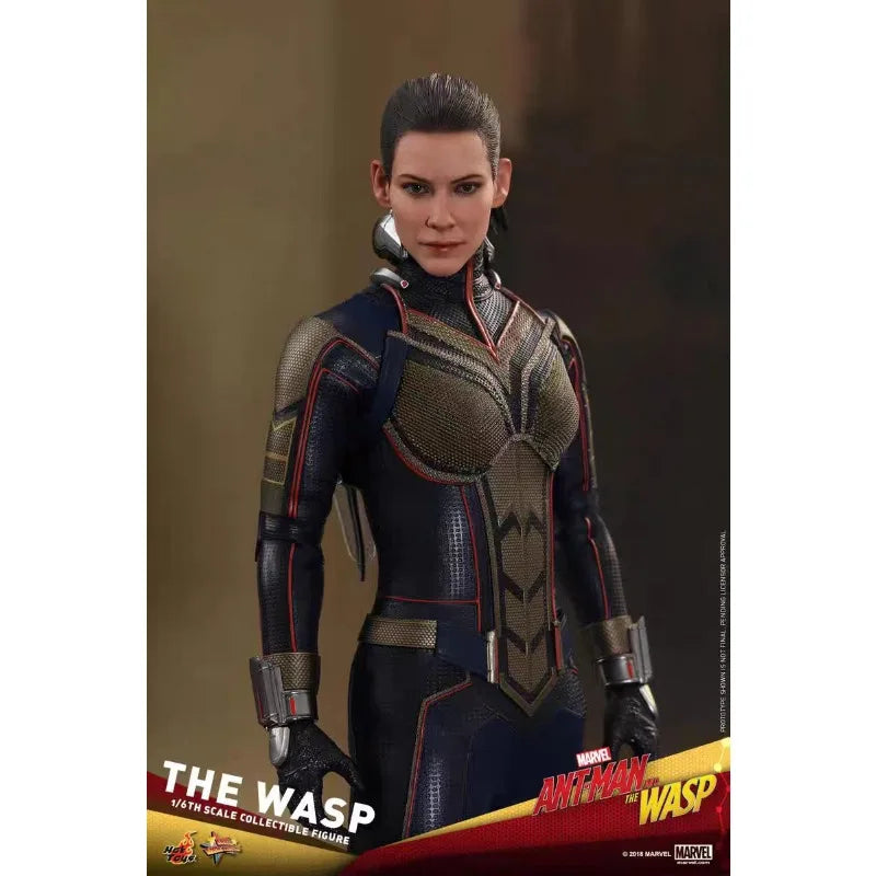 Original Hot Toys Marvel Female Soldier Marvel Superheroes Movie Characters MMS498 Ant Man 2 The Wasp Anime Figure Toys Models