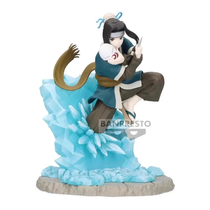 Bandai Original NARUTO Anime Figure Haku Action Figure Toys for Boys Girls Kids Gift Collectible Model Ornaments