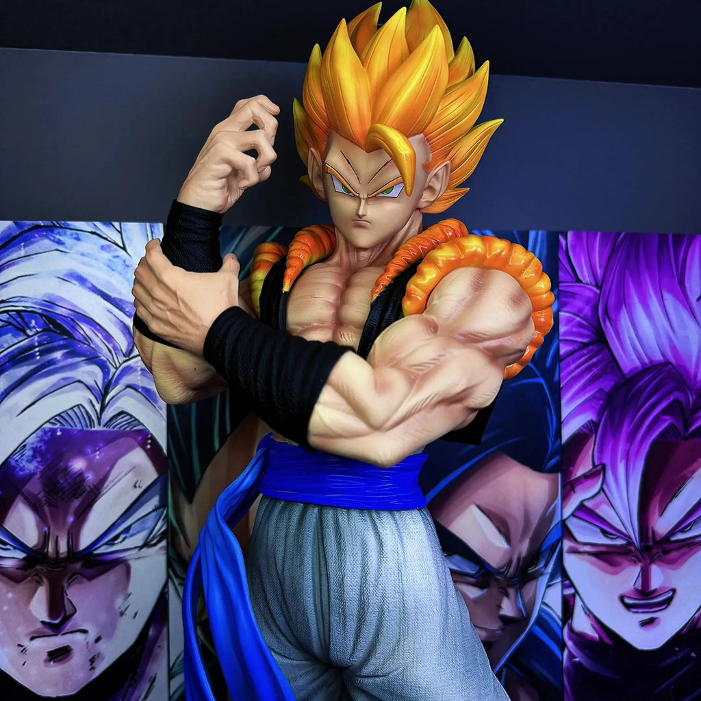 50 cm DX JT Dragon Ball Anime Figur Gogeta Broli Super Modell Peripherie Action Figur Desktop Dekoration Geschenk Spielzeug Kinder